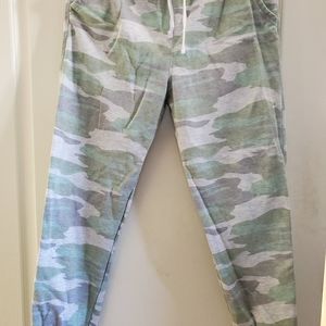 Camouflage print joggers